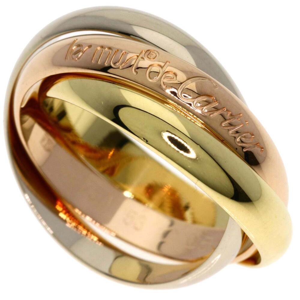 Cartier Trinity #53 Ring - 18K Yellow Gold/18K Pink White Gold Women's CARTIER
